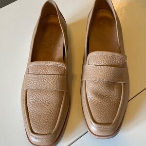 Vionic Textured All Leather Tan Loafers. Best for your sweet feet.